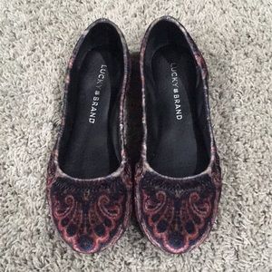 Lucky Brand Paisley flats